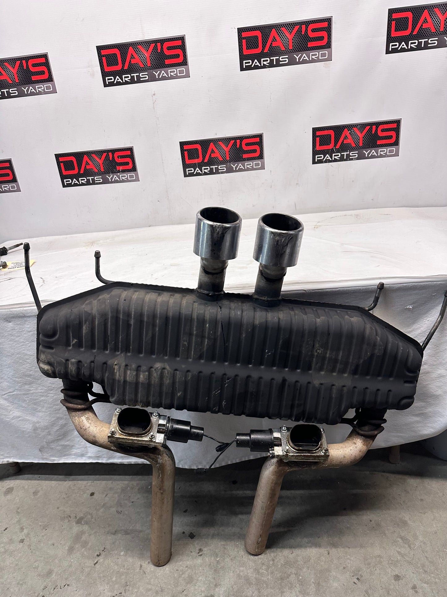 2011 Cadillac CTS-V Coupe Factory Muffler w/ Aftermarket Cut Outs - Day's Parts Yard
