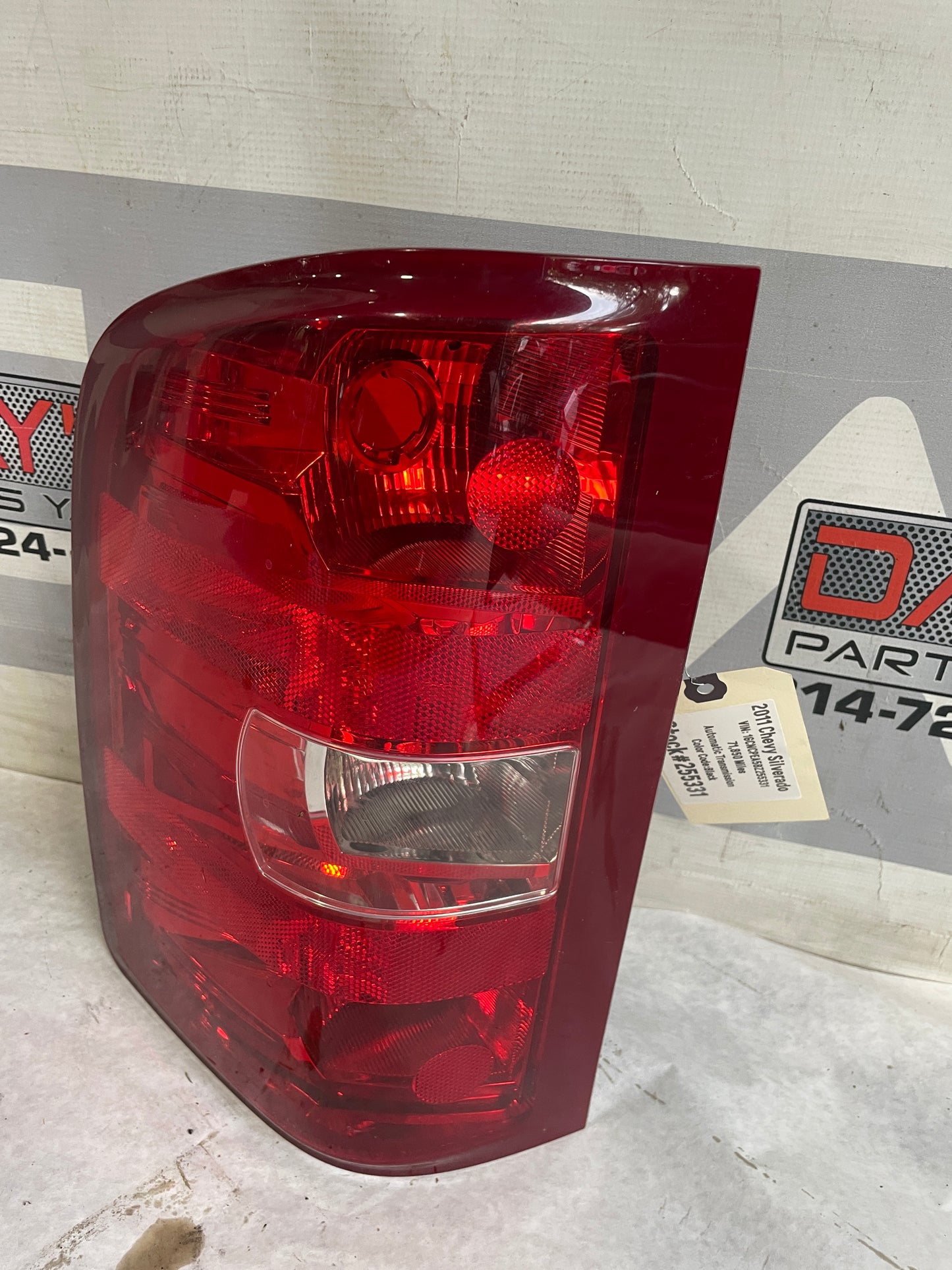 2011 Chevy Silverado 1500 2WD LH Driver Tail Light Taillight Lamp OEM - Day's Parts Yard