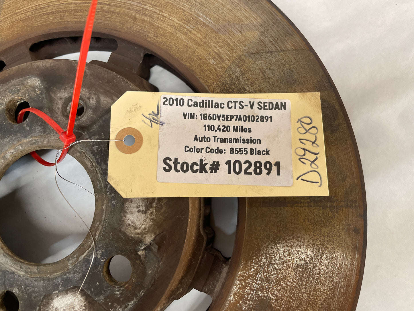 2010 Cadillac CTS-V Sedan Front 6 Piston Brembo Brake Calipers & Rotors OEM