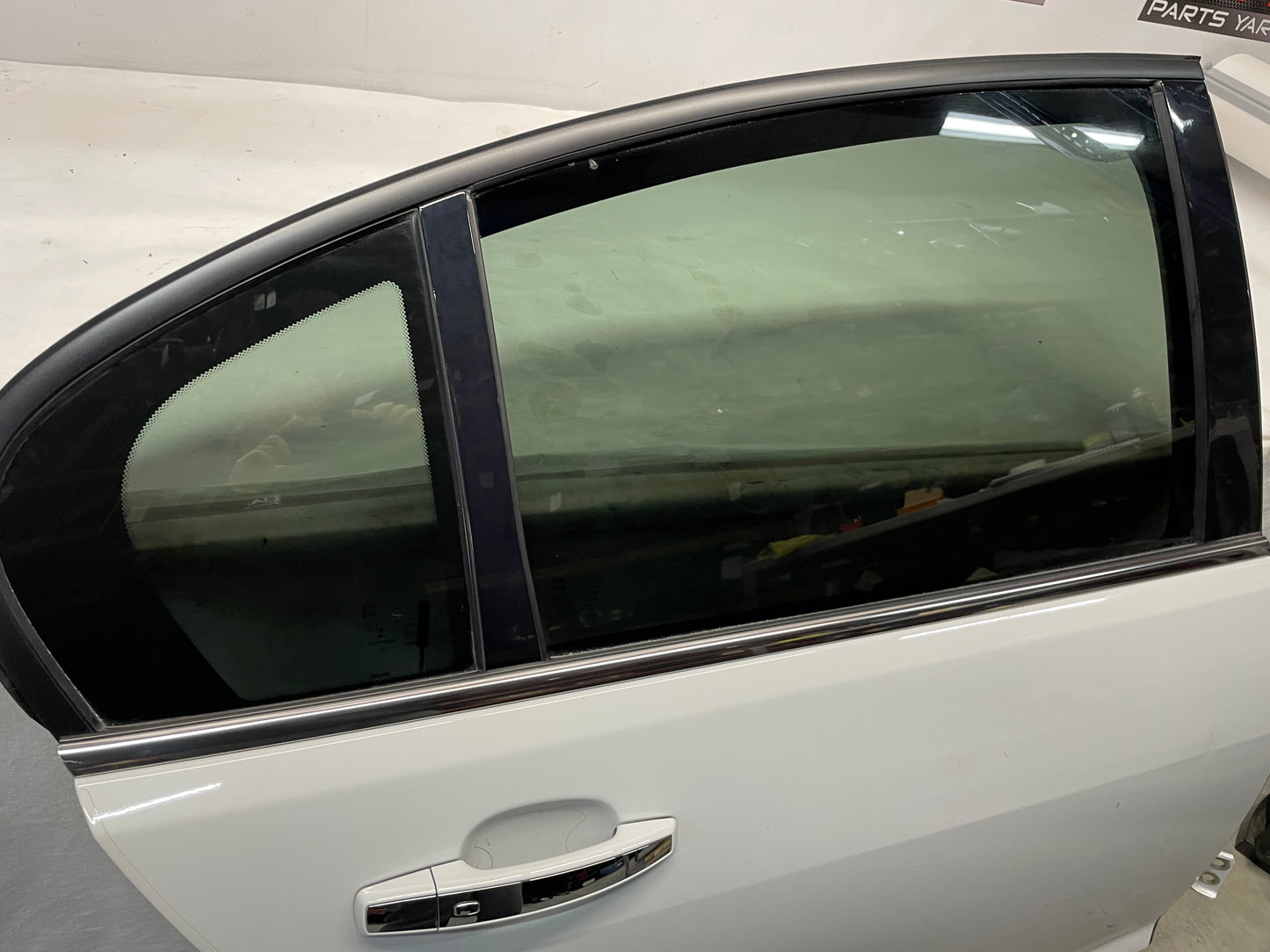 2017 Chevy SS Sedan RH Passenger Rear Exterior Door White OEM - Day's Parts Yard