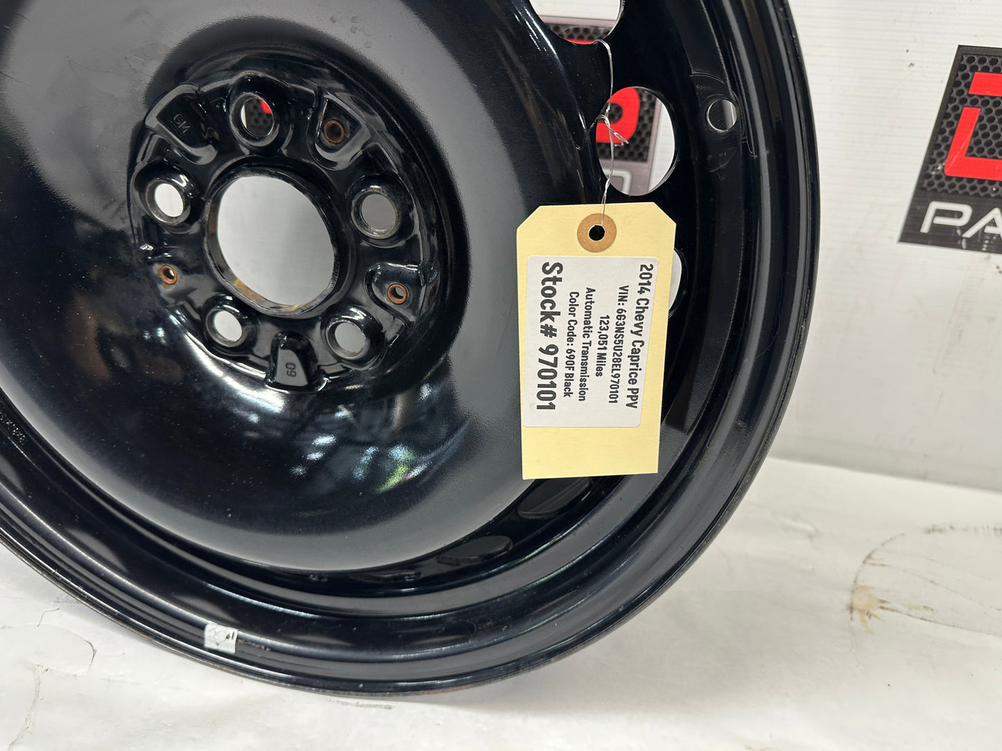 2014 Chevy Caprice PPV Wheel Steel 18X8 OEM - Day's Parts Yard