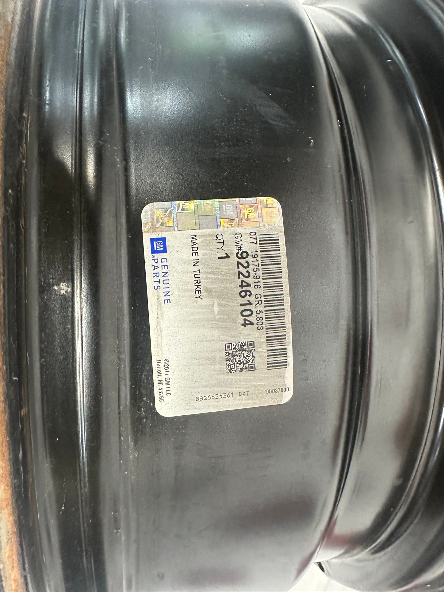2014 Chevy Caprice PPV Wheel Steel 18X8 OEM - Day's Parts Yard