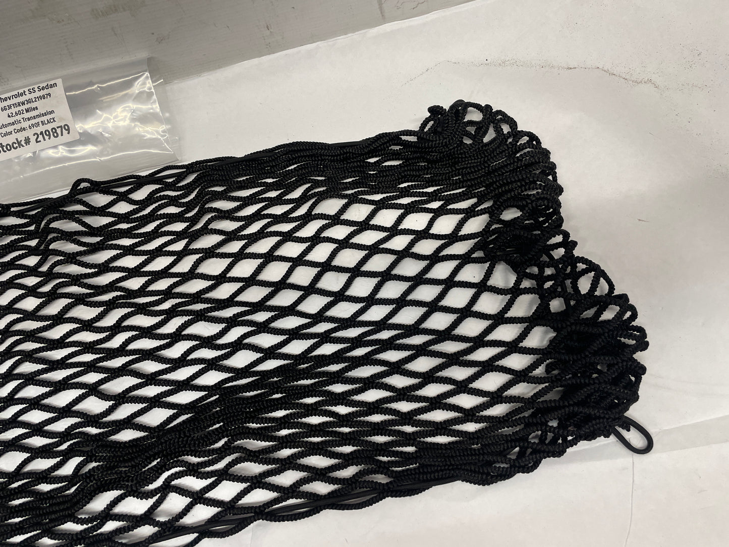 2016 Chevy SS Sedan Trunk Storage Cargo Net OEM - Day's Parts Yard