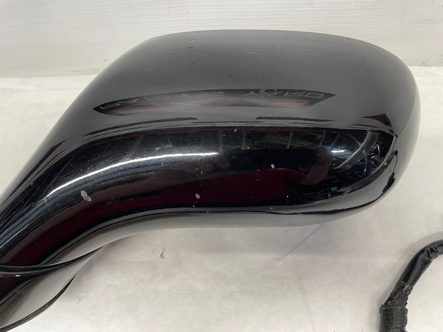 2004 Chevy Corvette LH Driver Exterior Mirror Black OEM
