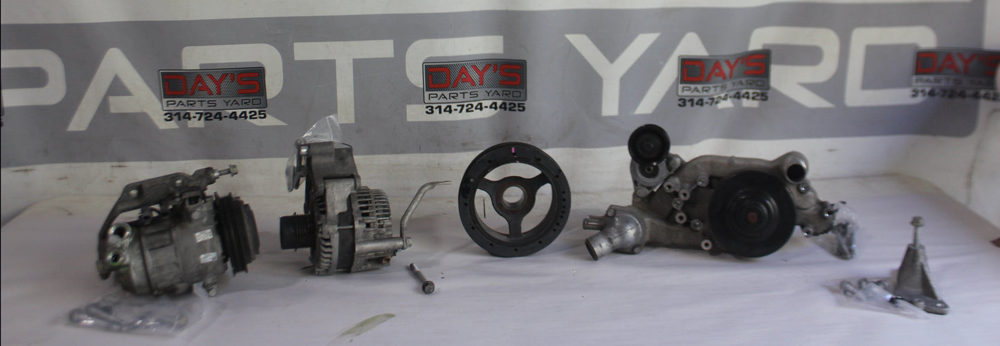 2015 Chevy SS Sedan Engine Front Belt Drive Accessories w/ Hardware OEM - Day's Parts Yard