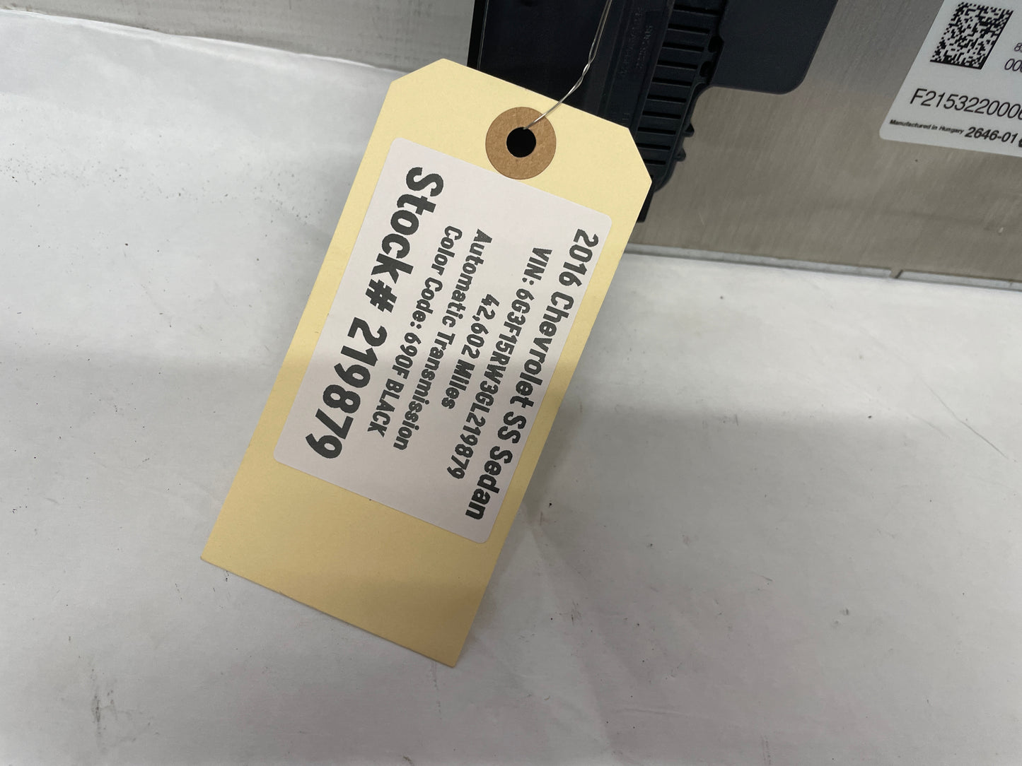 2016 Chevy SS Sedan Electronic Suspension Control Module OEM - Day's Parts Yard