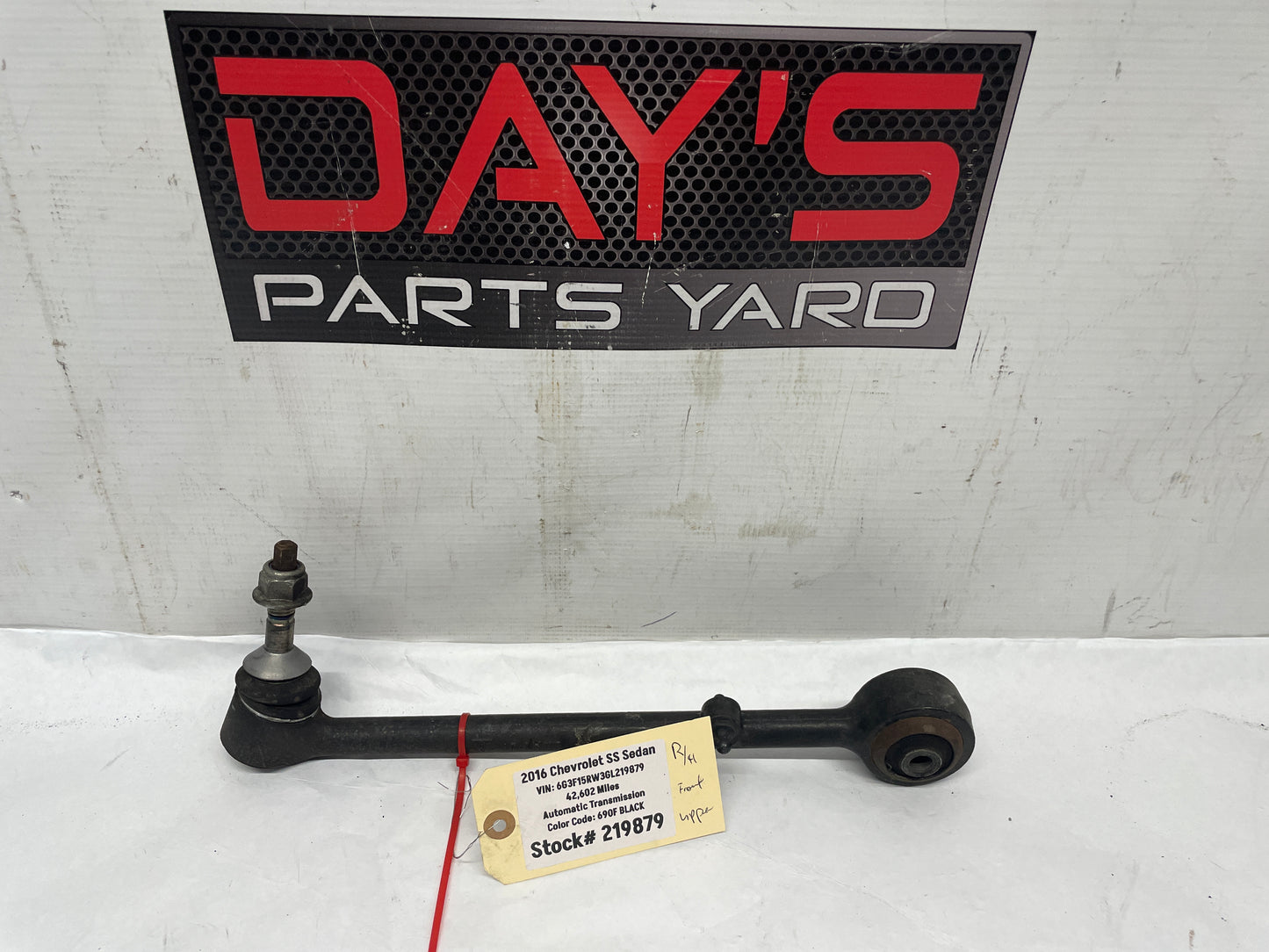 2016 Chevy SS Sedan RH Passenger Front Suspension Rear Lower Control Arm Link OEM - Day's Parts Yard