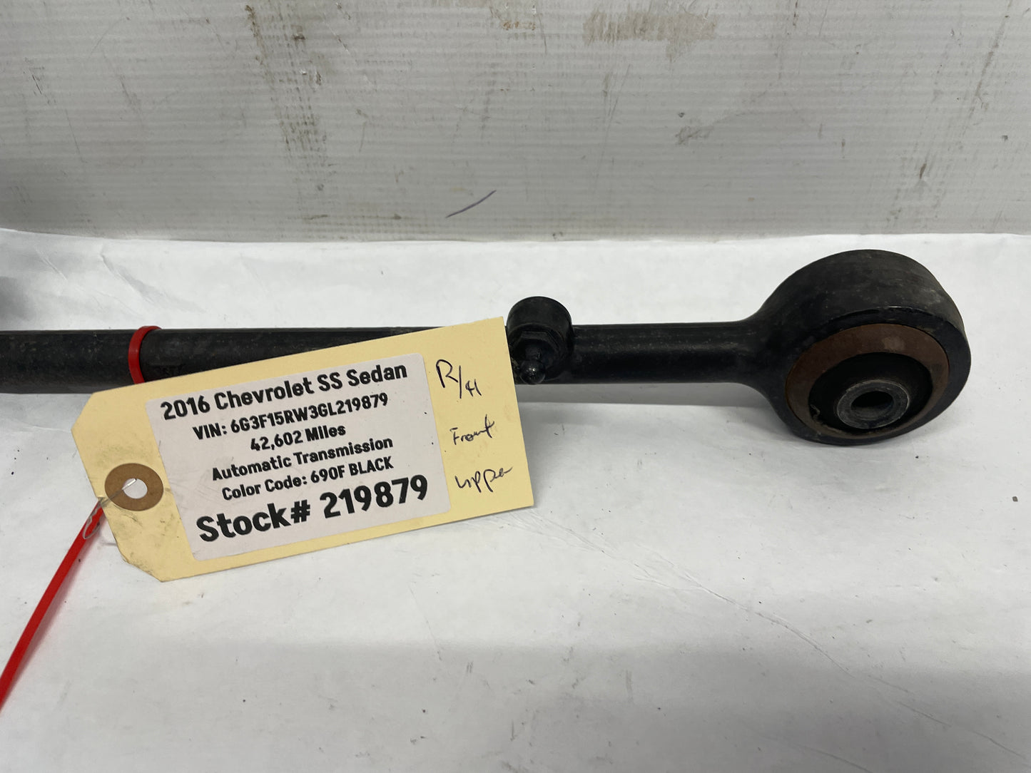 2016 Chevy SS Sedan RH Passenger Front Suspension Rear Lower Control Arm Link OEM - Day's Parts Yard