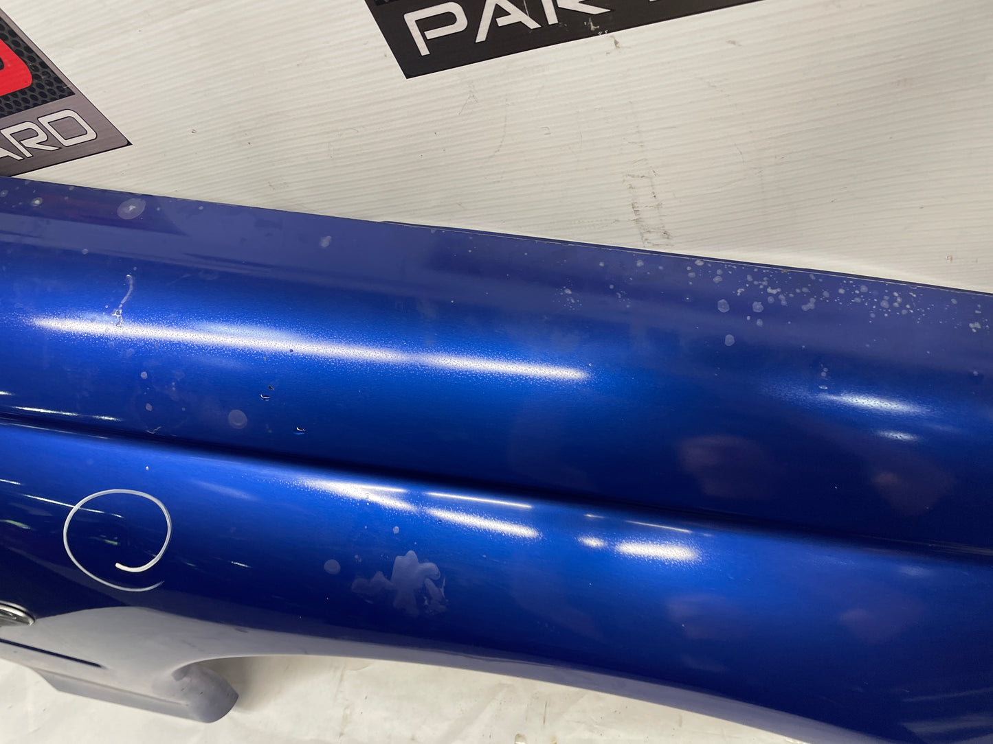2005 Pontiac GTO RH Passenger Fender Blue OEM - Day's Parts Yard