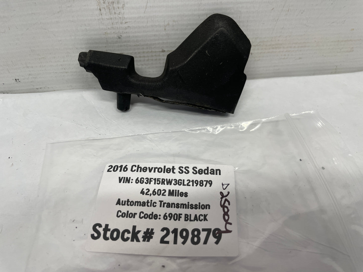 2016 Chevy SS Sedan Windshield Wiper Cowl Rubber Foam End OEM - Day's Parts Yard