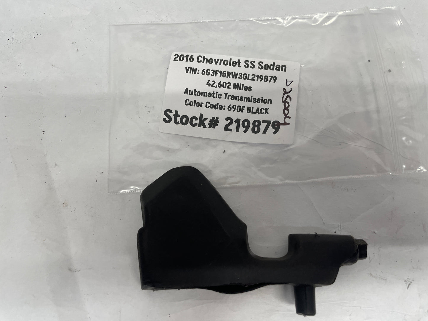 2016 Chevy SS Sedan Windshield Wiper Cowl Rubber Foam End OEM - Day's Parts Yard