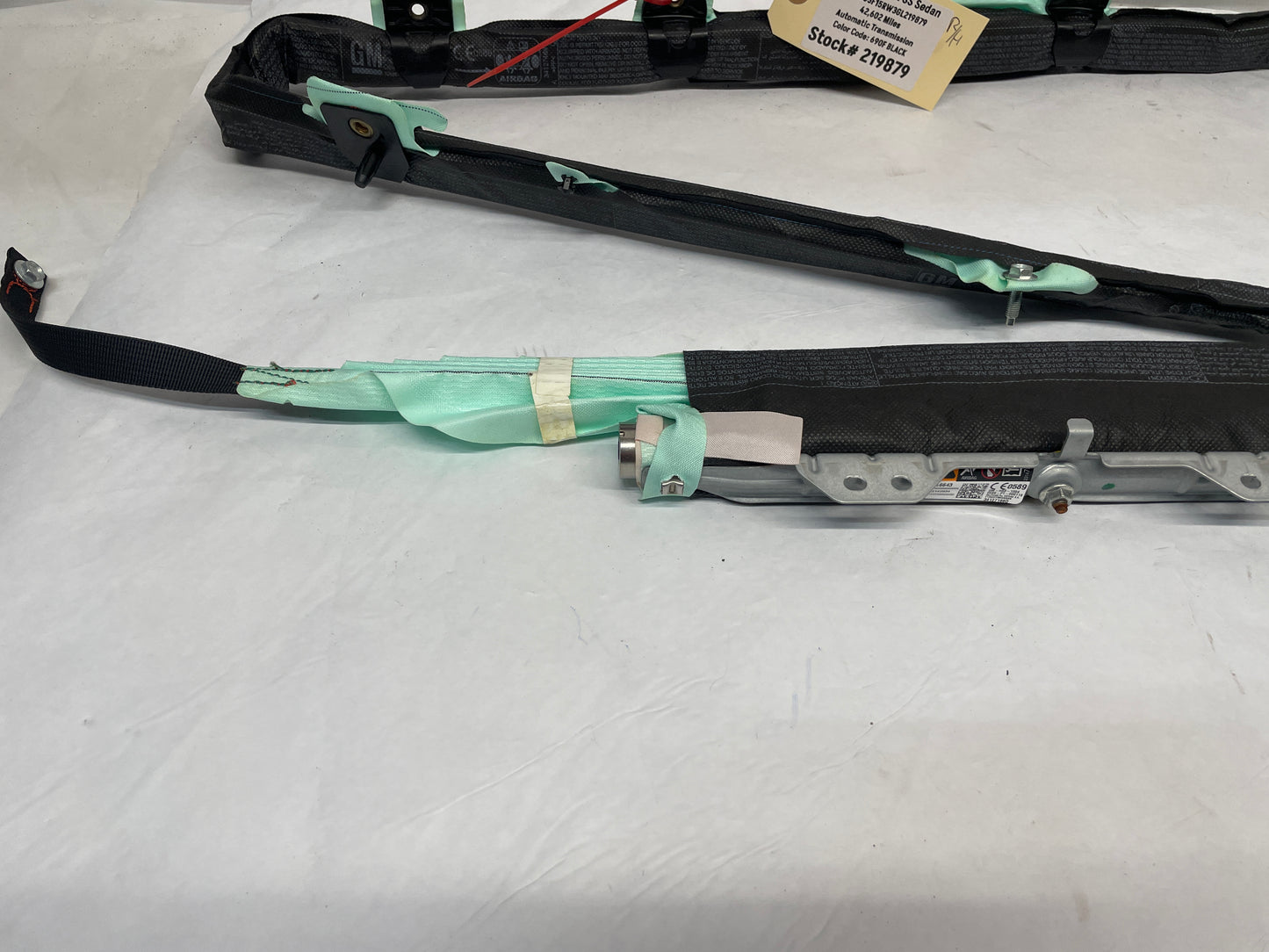 2016 Chevy SS Sedan RH & LH Curtain Airbag Air Bag Roof Side Rail Set OEM - Day's Parts Yard