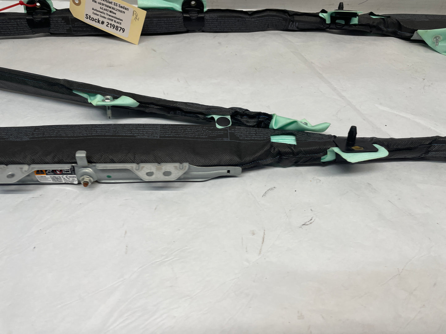 2016 Chevy SS Sedan RH & LH Curtain Airbag Air Bag Roof Side Rail Set OEM - Day's Parts Yard