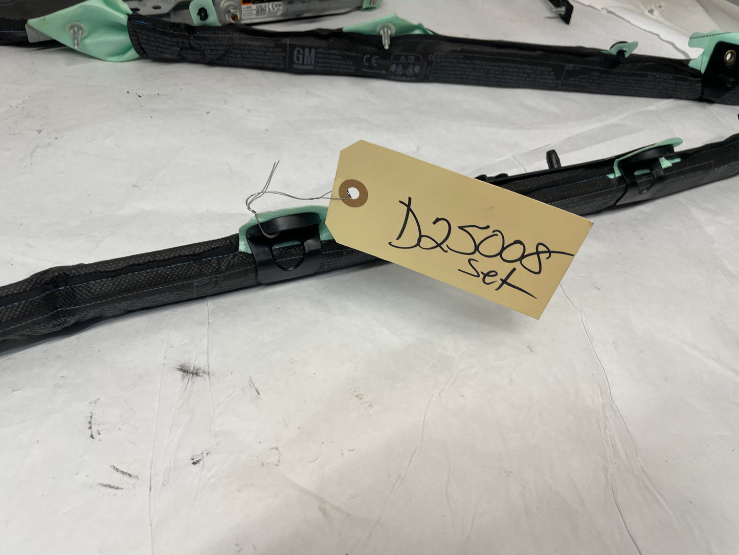 2016 Chevy SS Sedan RH & LH Curtain Airbag Air Bag Roof Side Rail Set OEM - Day's Parts Yard