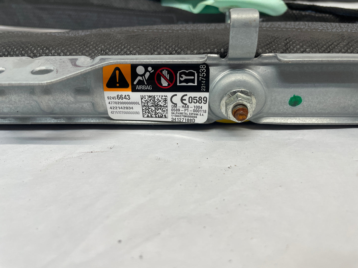 2016 Chevy SS Sedan RH & LH Curtain Airbag Air Bag Roof Side Rail Set OEM - Day's Parts Yard