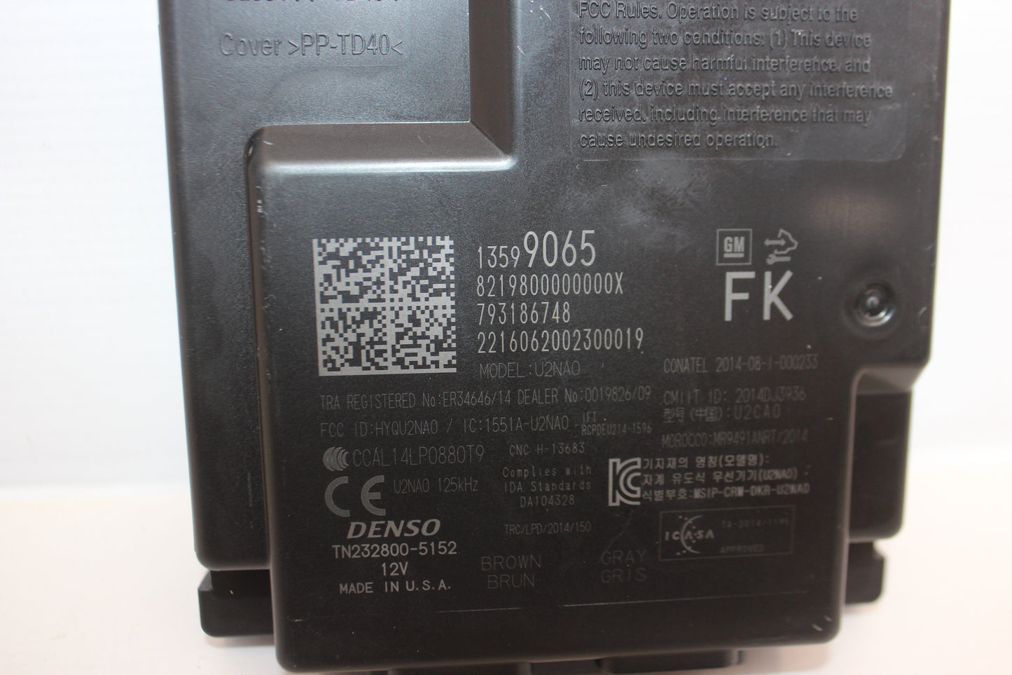 2016 Cadillac CTS-V Keyless Entry Module OEM - Day's Parts Yard