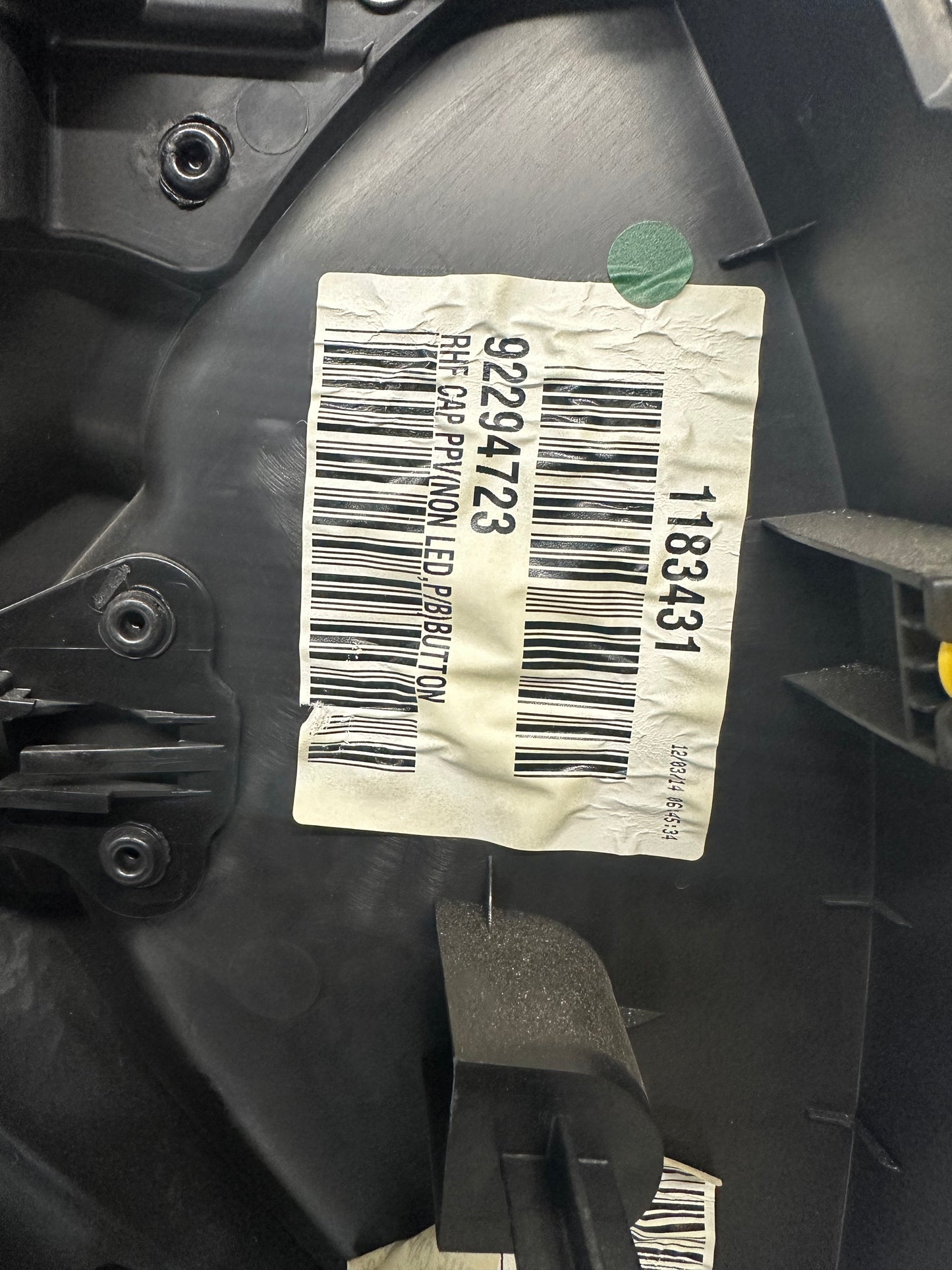 2014 Chevy Caprice PPV RH Passenger Front Interior Door Panel OEM - Day's Parts Yard