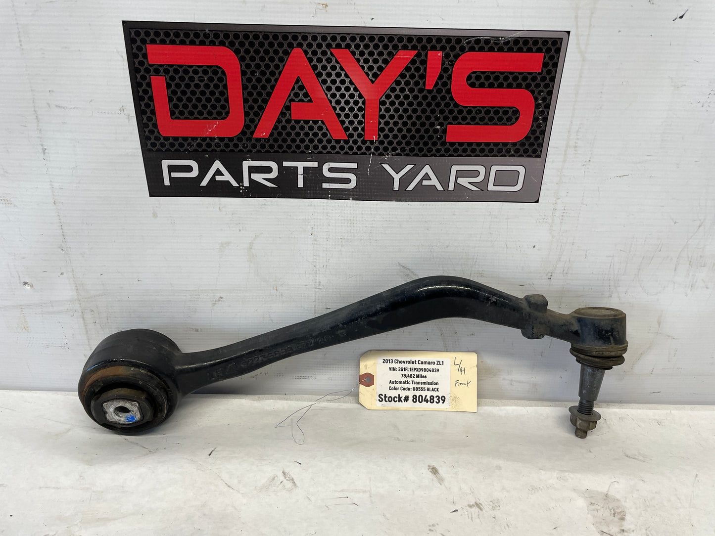 2013 Chevy Camaro ZL1 LH Driver Front Lower Control Arm OEM - Day's Parts Yard