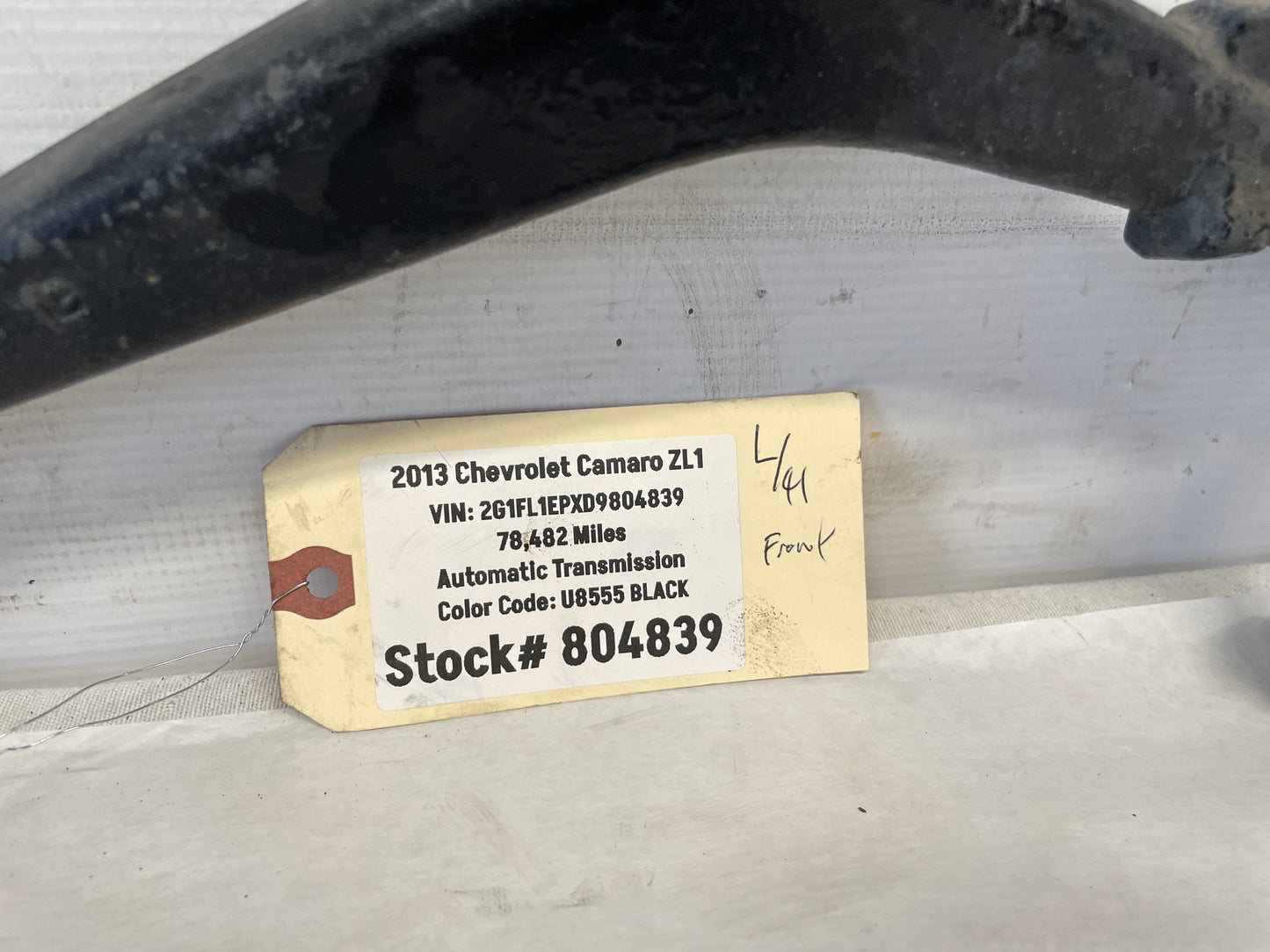 2013 Chevy Camaro ZL1 LH Driver Front Lower Control Arm OEM - Day's Parts Yard