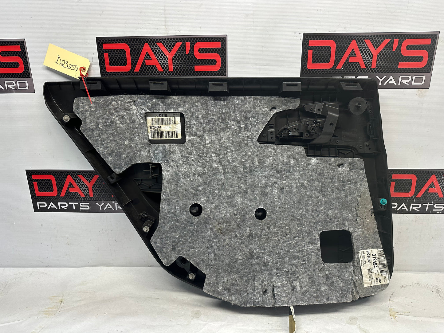2014 Chevy Caprice PPV RH Passenger RearInterior Door Panel OEM - Day's Parts Yard