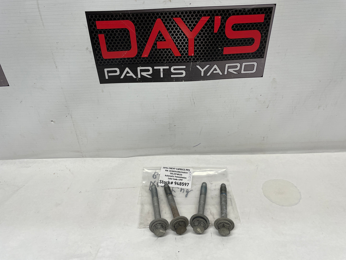 2014 Chevy Caprice PPV Rear Suspension Cradle K Member Sub Frame Hardware OEM - Day's Parts Yard