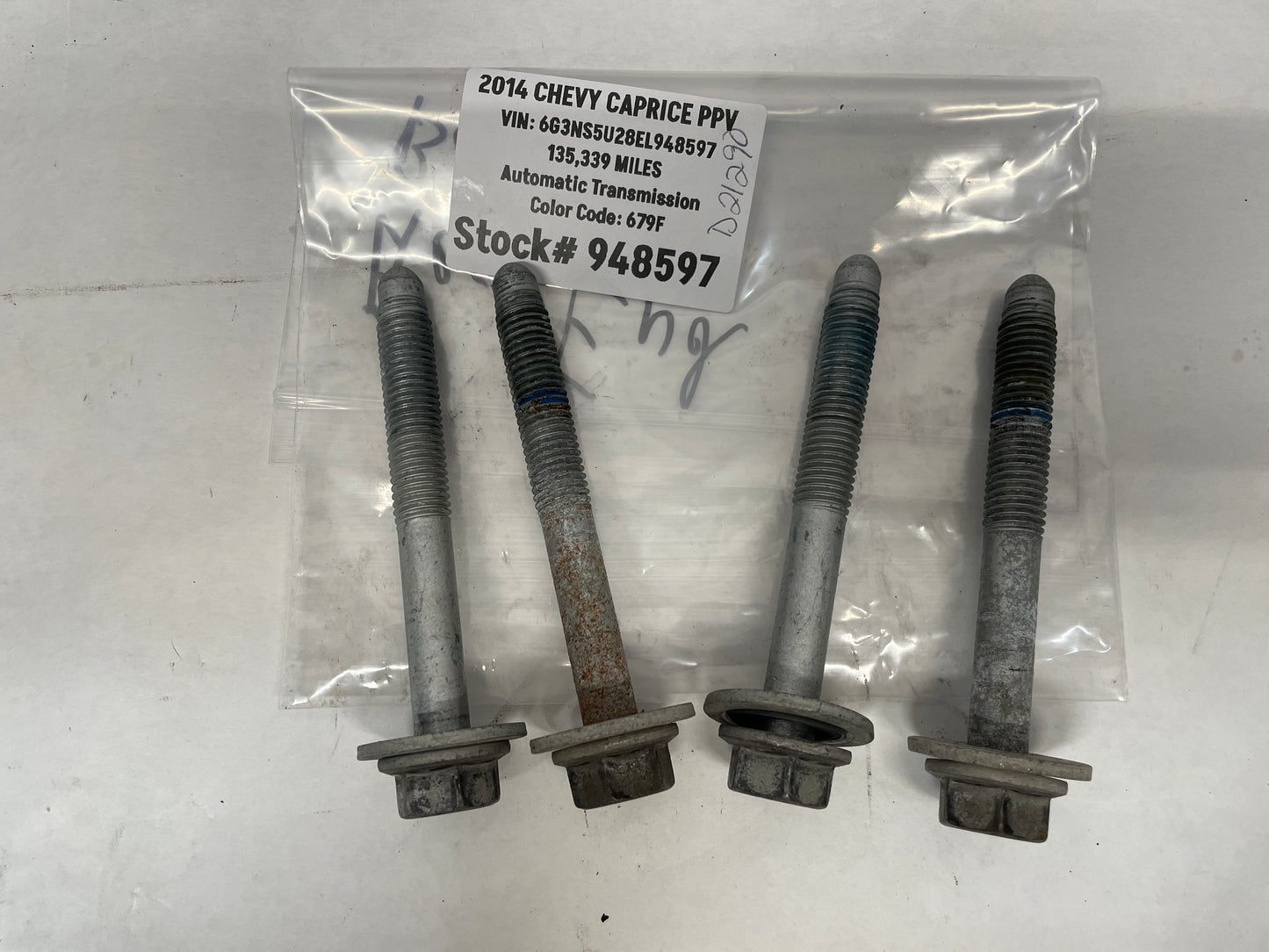2014 Chevy Caprice PPV Rear Suspension Cradle K Member Sub Frame Hardware OEM - Day's Parts Yard