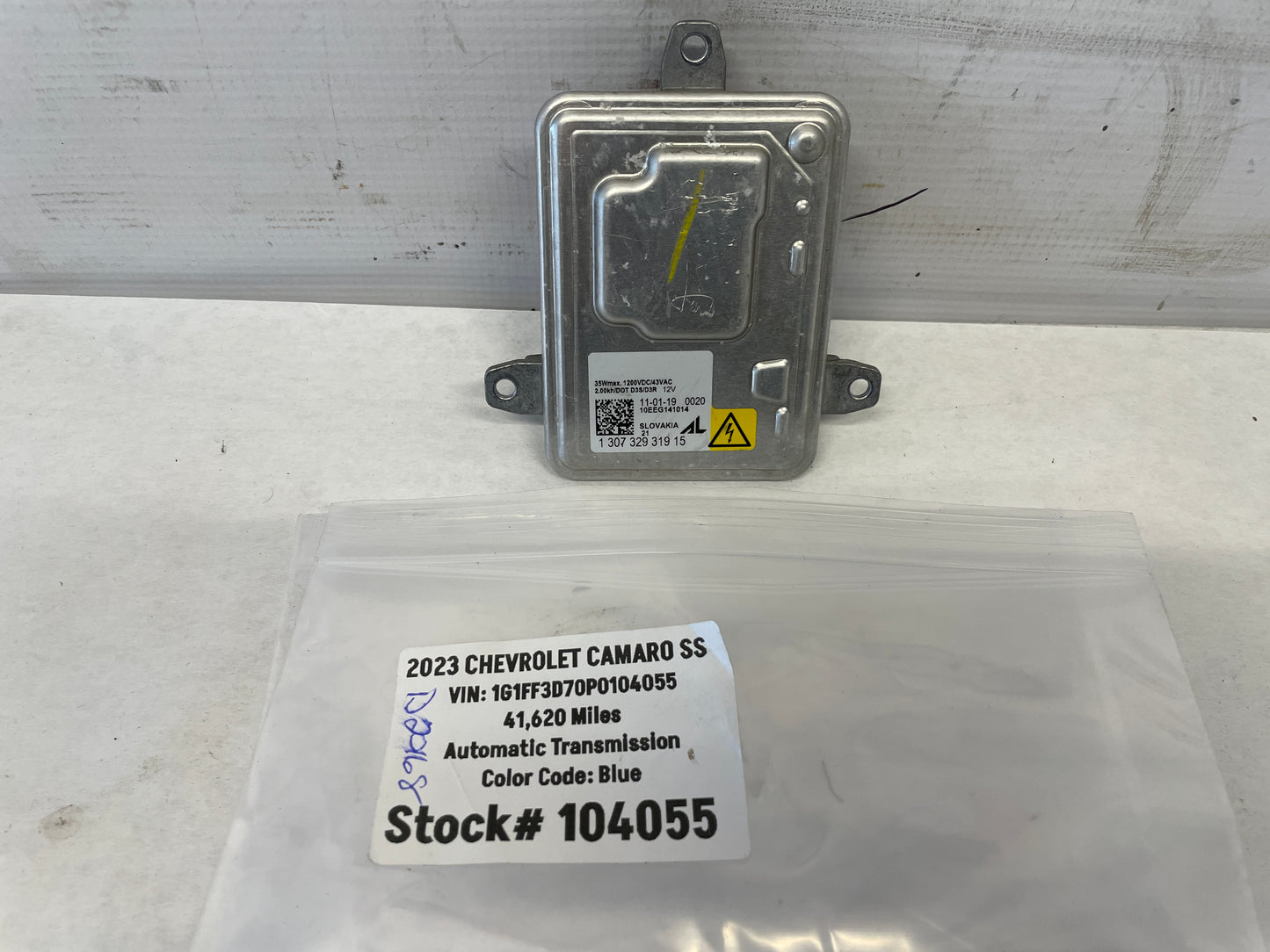 2023 Chevy Camaro SS Head Light Headlight Ballast OEM - Day's Parts Yard