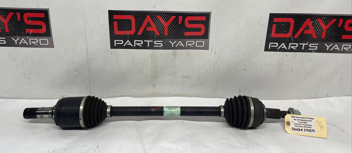 2016 Chevy SS Sedan LH Driver Rear CV Axle Half Shaft OEM - Day's Parts Yard