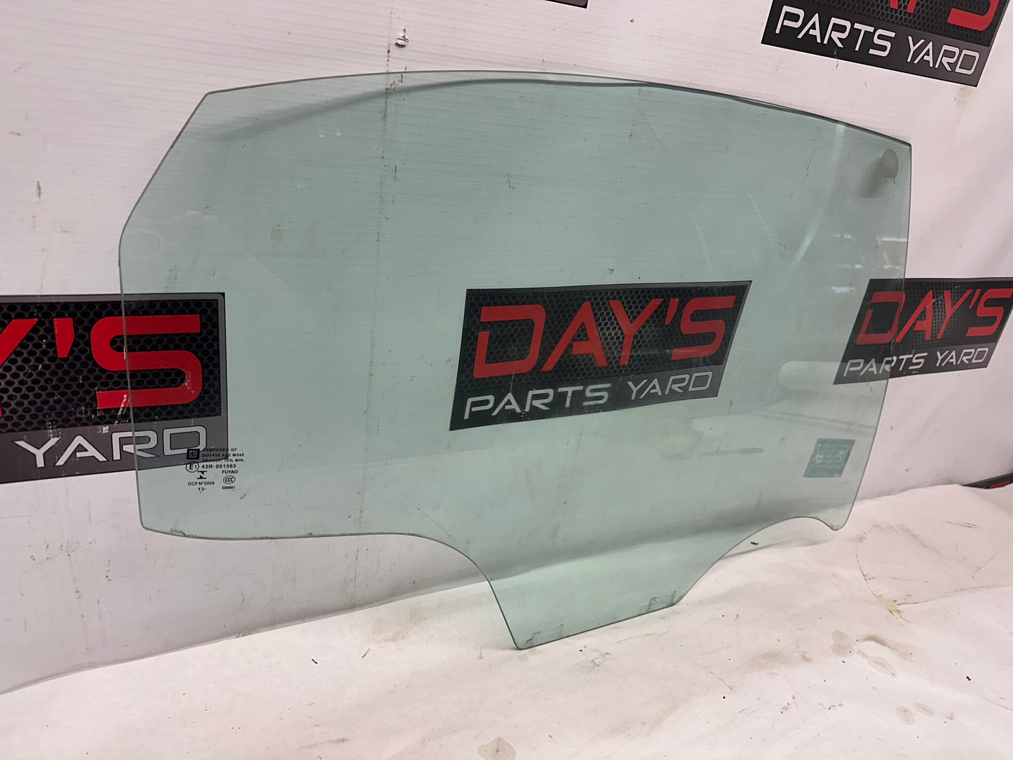 2014 Chevy Caprice PPV RH Passenger Rear Door Window Glass OEM - Day's Parts Yard