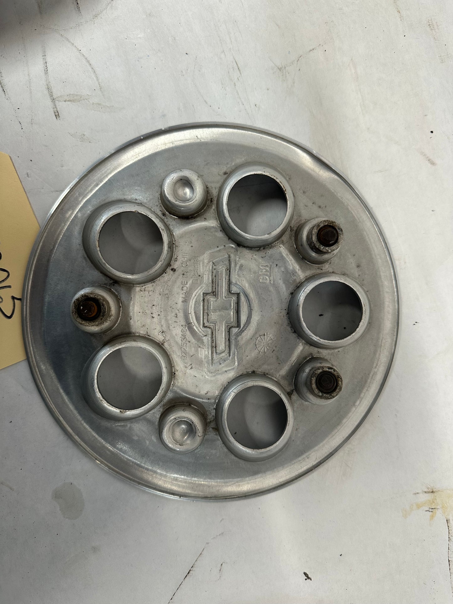 2014 Chevy Caprice PPV Wheel Hub Center Cap Silver OEM - Day's Parts Yard