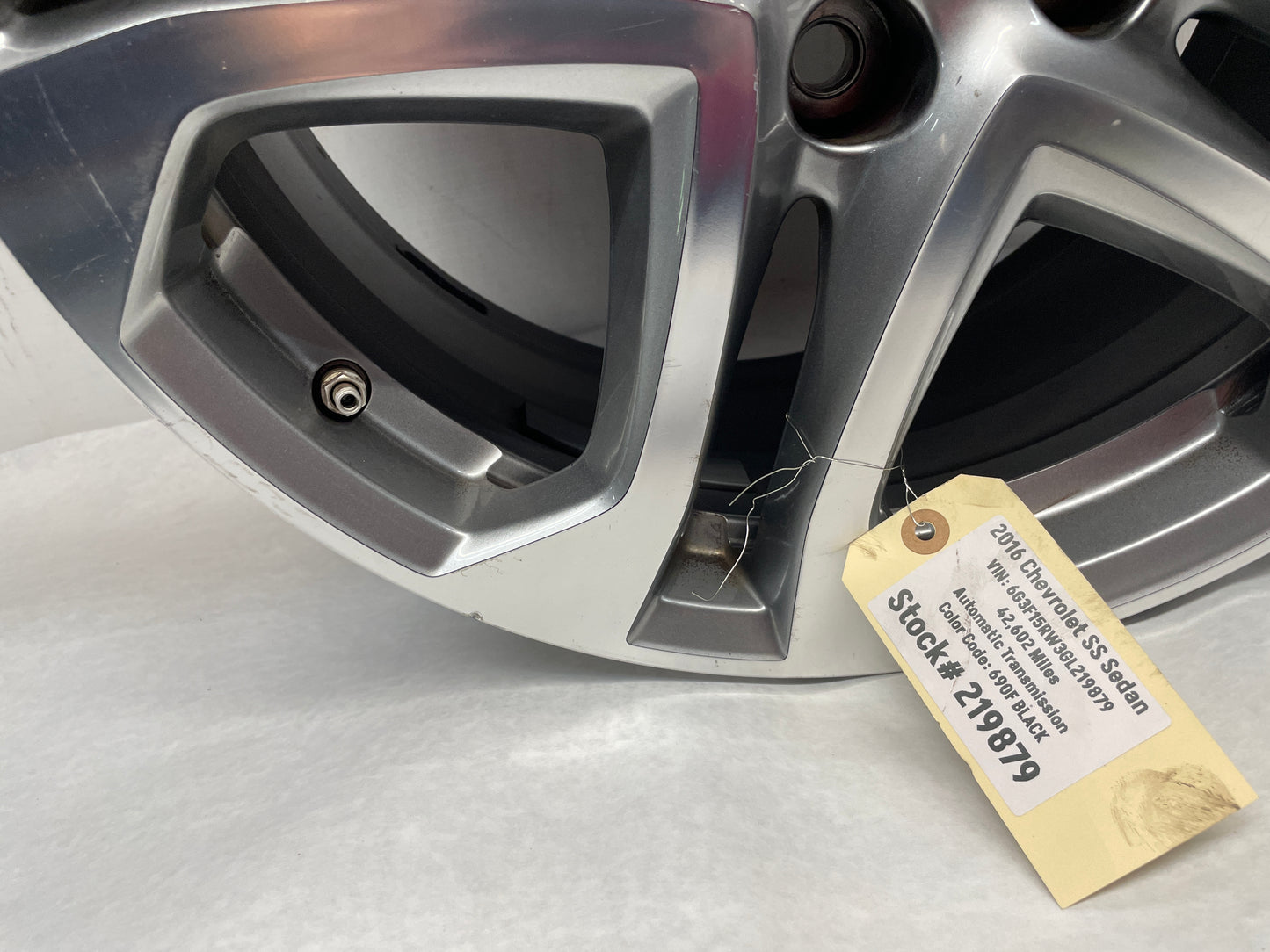 2016 Chevy SS Sedan Factory OEM Rear Wheel 19x9 OEM - Day's Parts Yard