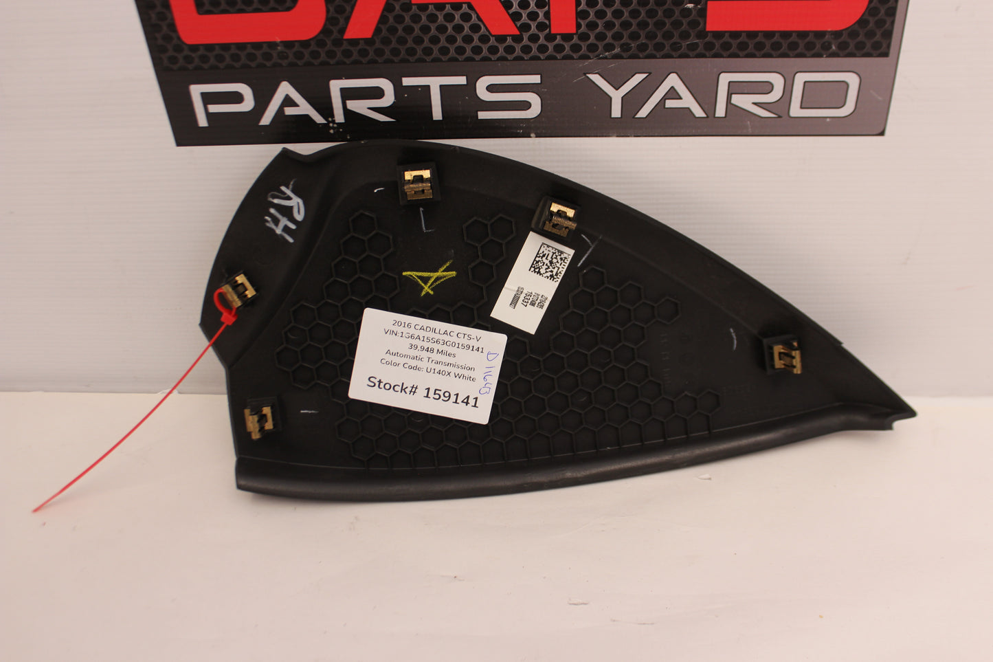 2016 Cadillac CTS-V RH Passenger Instrument Panel Outer Trim Cover OEM - Day's Parts Yard