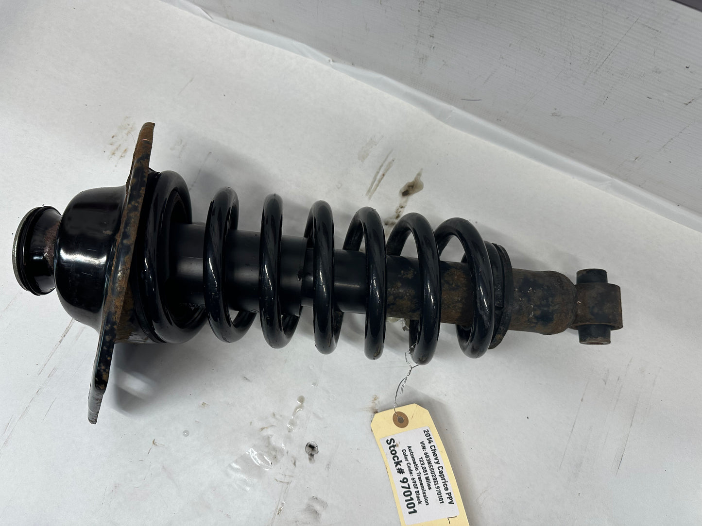 2014 Chevy Caprice PPV LH Driver Rear Shock Strut Absorber Assembly OEM - Day's Parts Yard