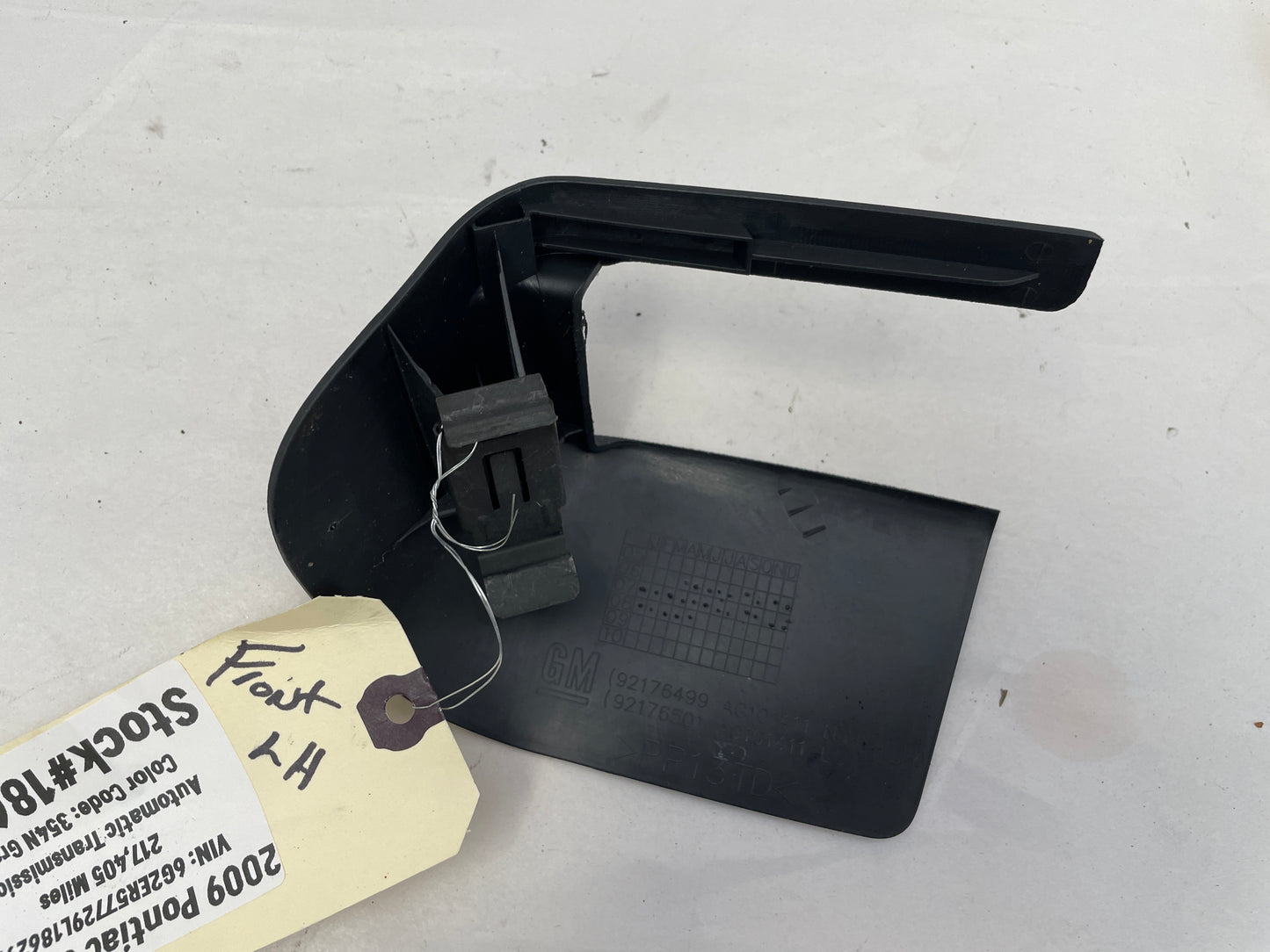 2009 Pontiac G8 Base LH Driver Seat Track Trim Set OEM - Day's Parts Yard