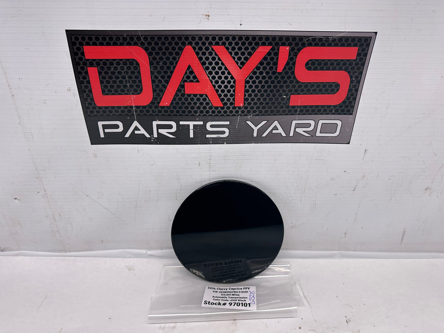 2014 Chevy Caprice PPV Fuel Gas Cover Lid Door OEM - Day's Parts Yard