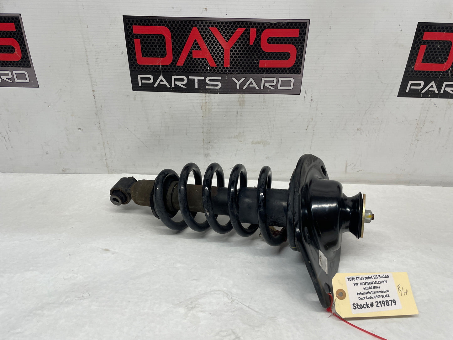 2016 Chevy SS Sedan RH Passenger Rear Shock Strut Absorber Assembly OEM - Day's Parts Yard