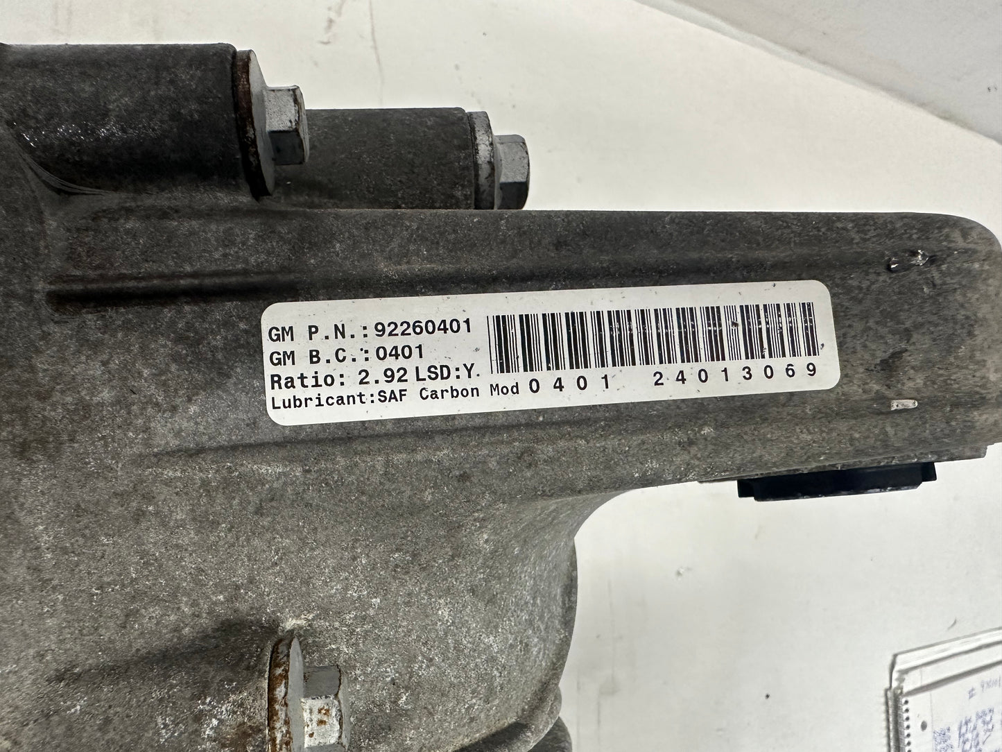2014 Chevy Caprice PPV Rearend Rear End Diff Differential Carrier 2.92 LSD OEM - Day's Parts Yard