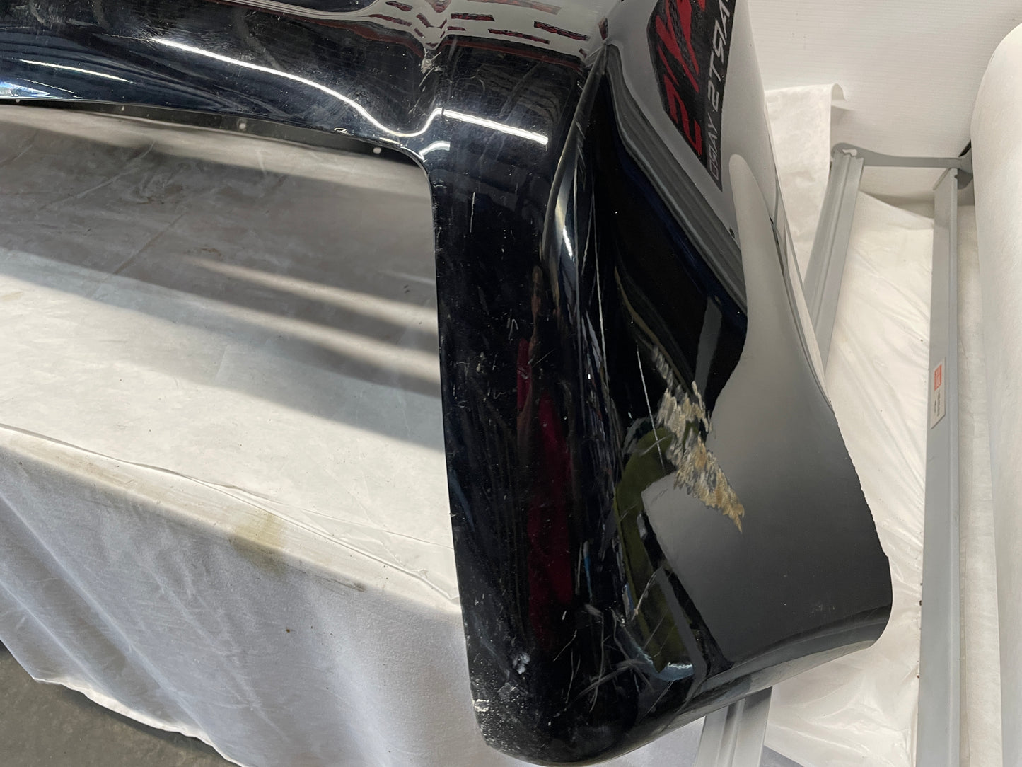 2004 Chevy C5 Corvette Rear Bumper Cover Black OEM