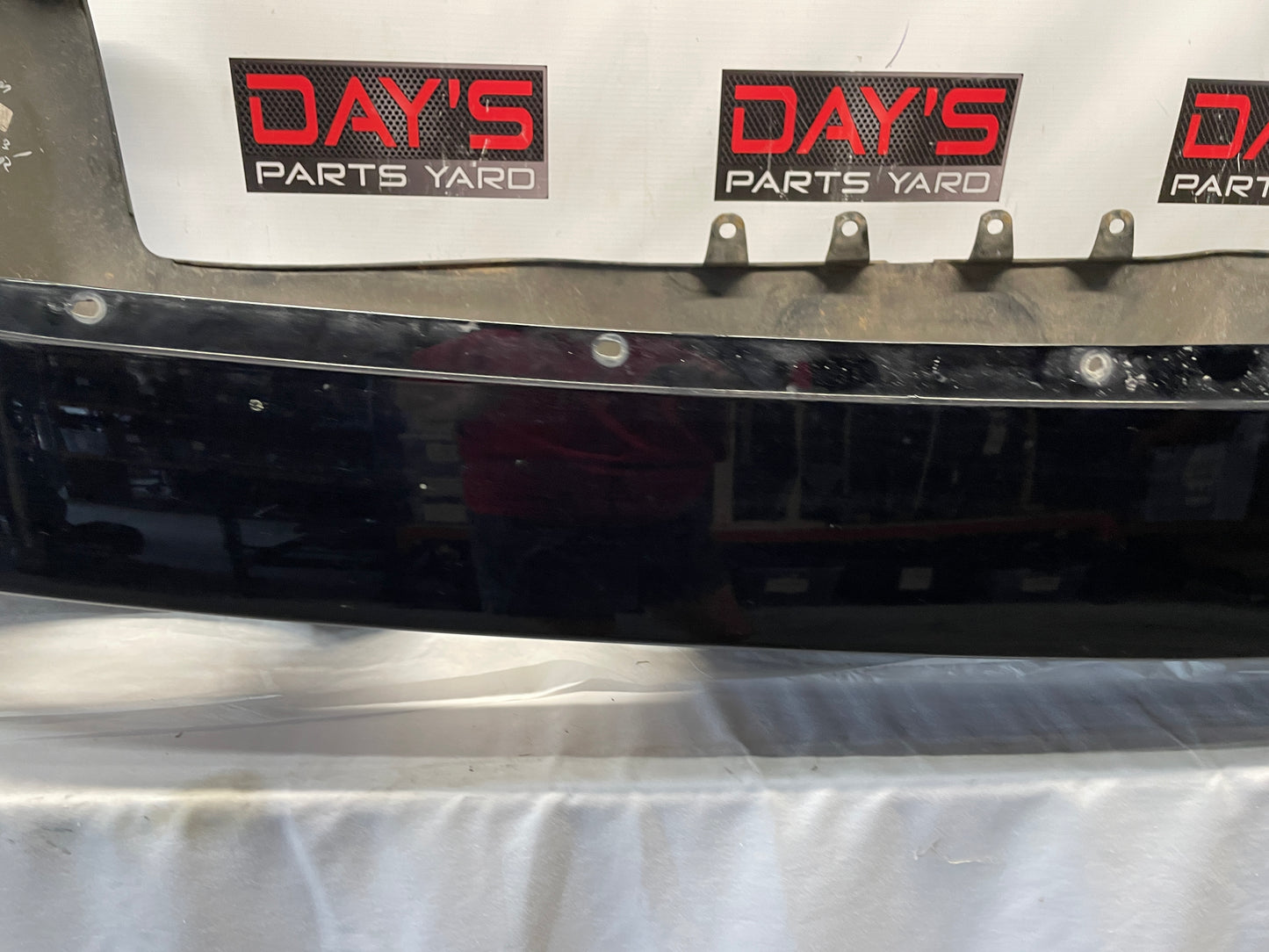 2004 Chevy C5 Corvette Rear Bumper Cover Black OEM