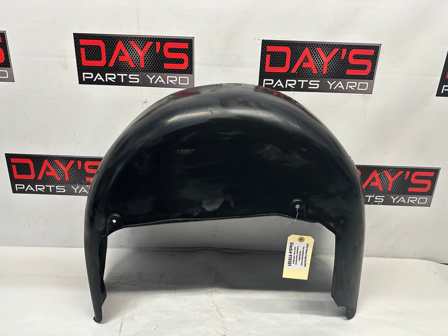 2014 Chevy Caprice PPV LH Driver Rear Fender Wheel Well Liner OEM - Day's Parts Yard