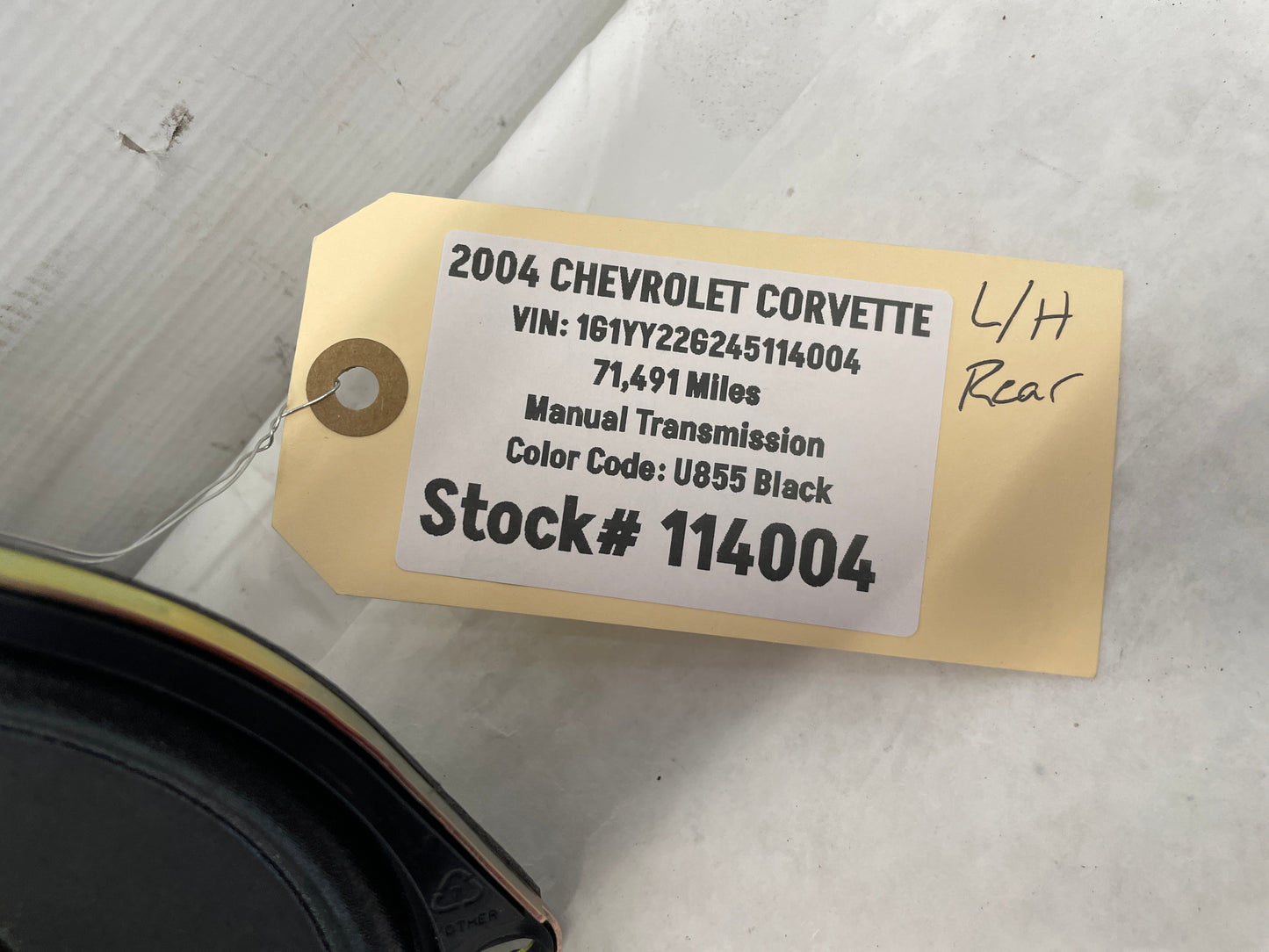 2004 Chevy Corvette RH & LH Rear Speakers OEM