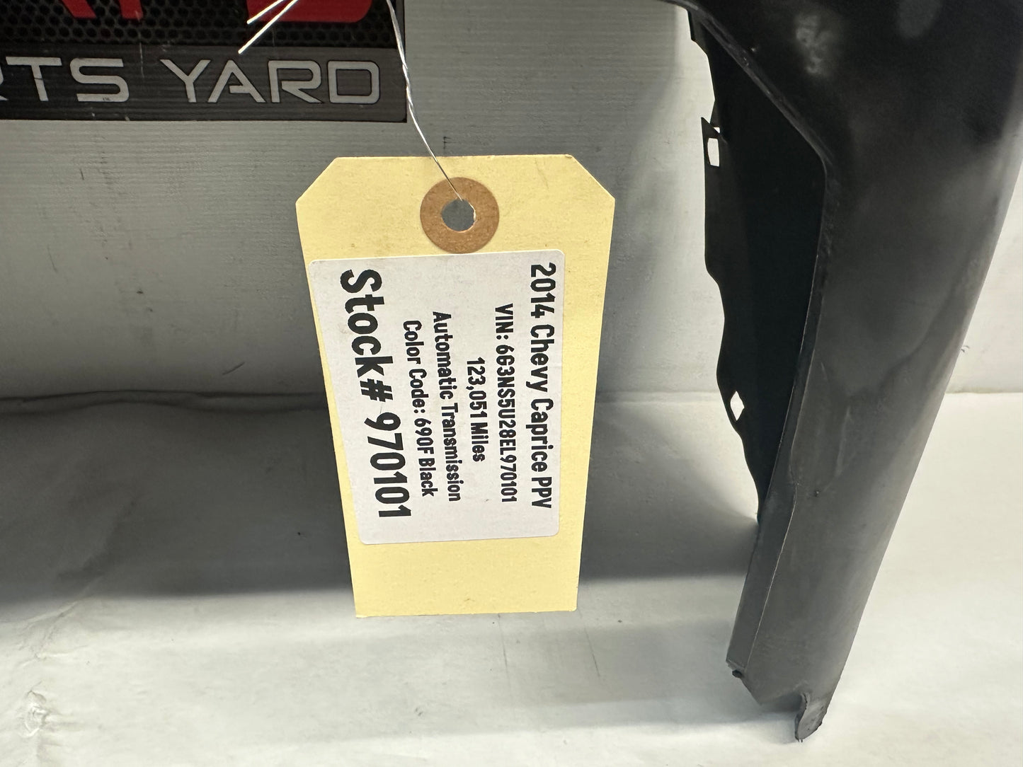 2014 Chevy Caprice PPV LH Driver Rear Fender Wheel Well Liner OEM - Day's Parts Yard
