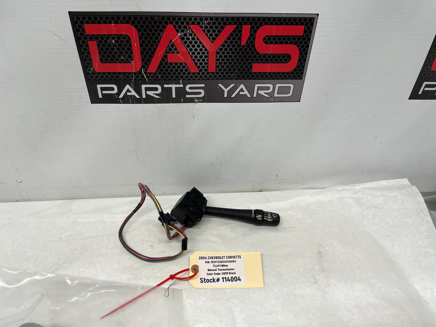 2004 Chevy C5 Corvette Windshield Wiper Switch Stalk Control OEM