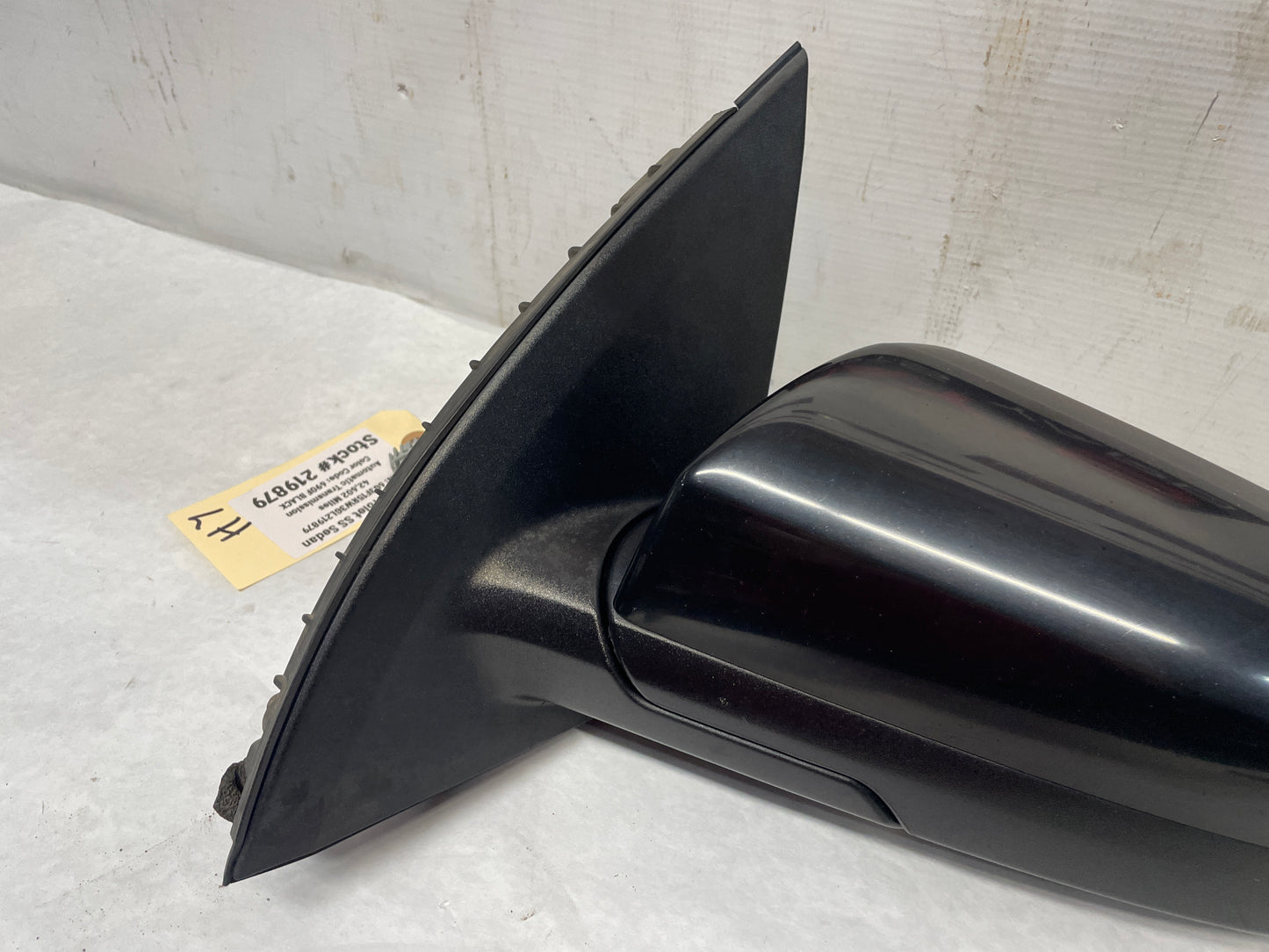 2016 Chevy SS Sedan LH Driver Exterior Out Side Mirror Black OEM - Day's Parts Yard