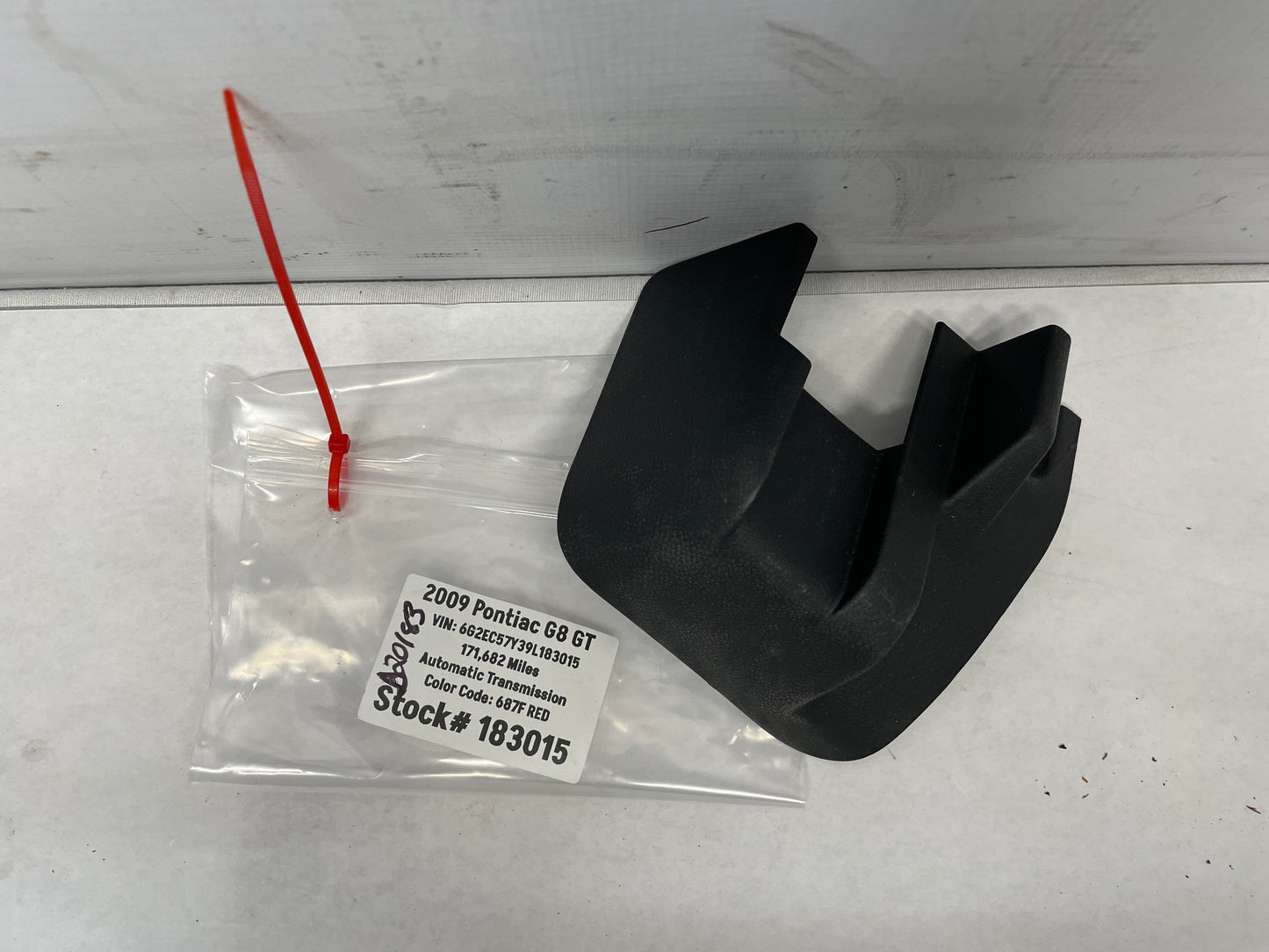 2009 Pontiac G8 GT RH Passenger Front Seat Rear Outer Track Frame Trim Cover OEM - Day's Parts Yard