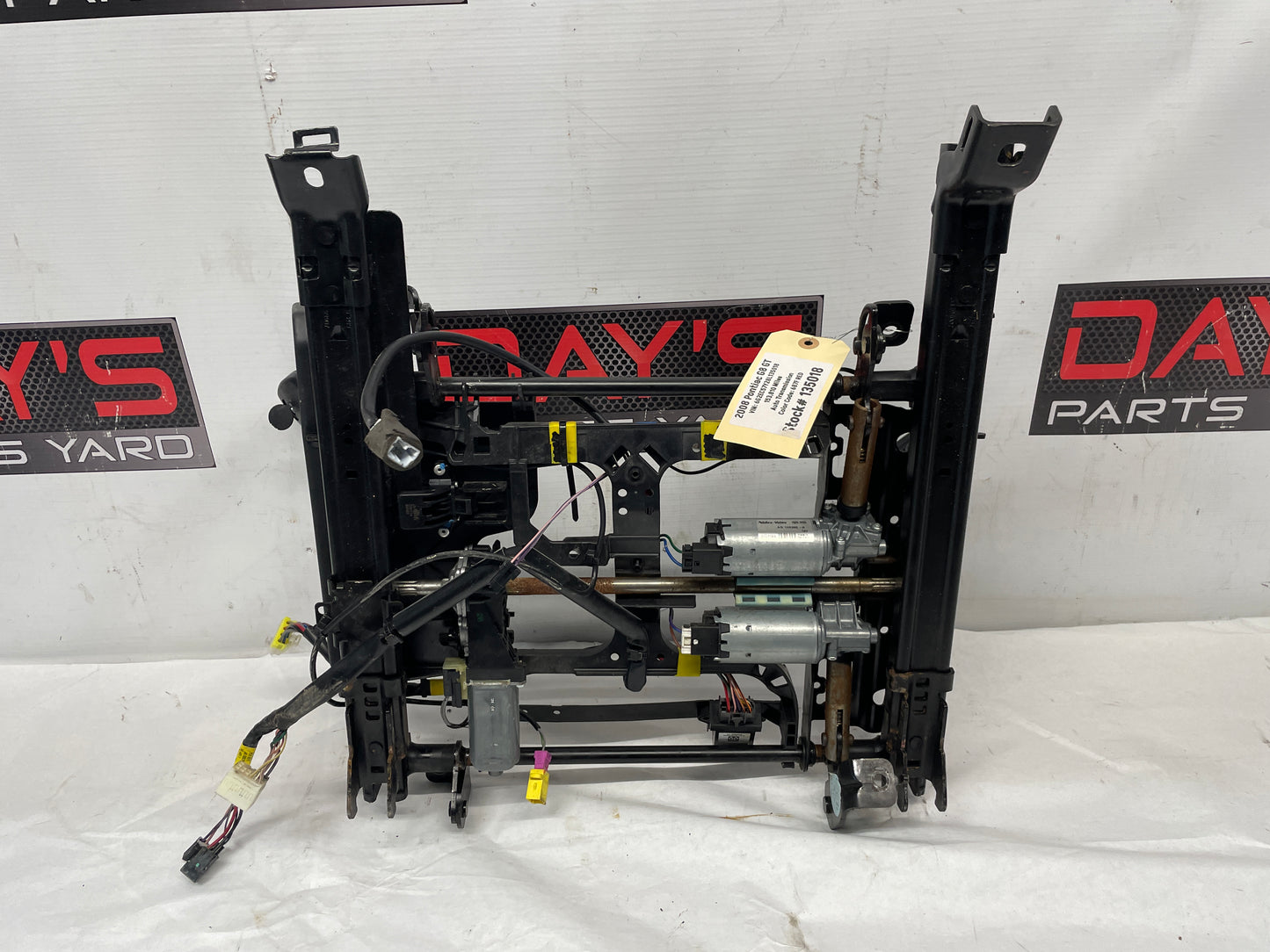 2008 Pontiac G8 GT LH Driver Front Seat Track Electric Frame Adjuster Motor OEM - Day's Parts Yard