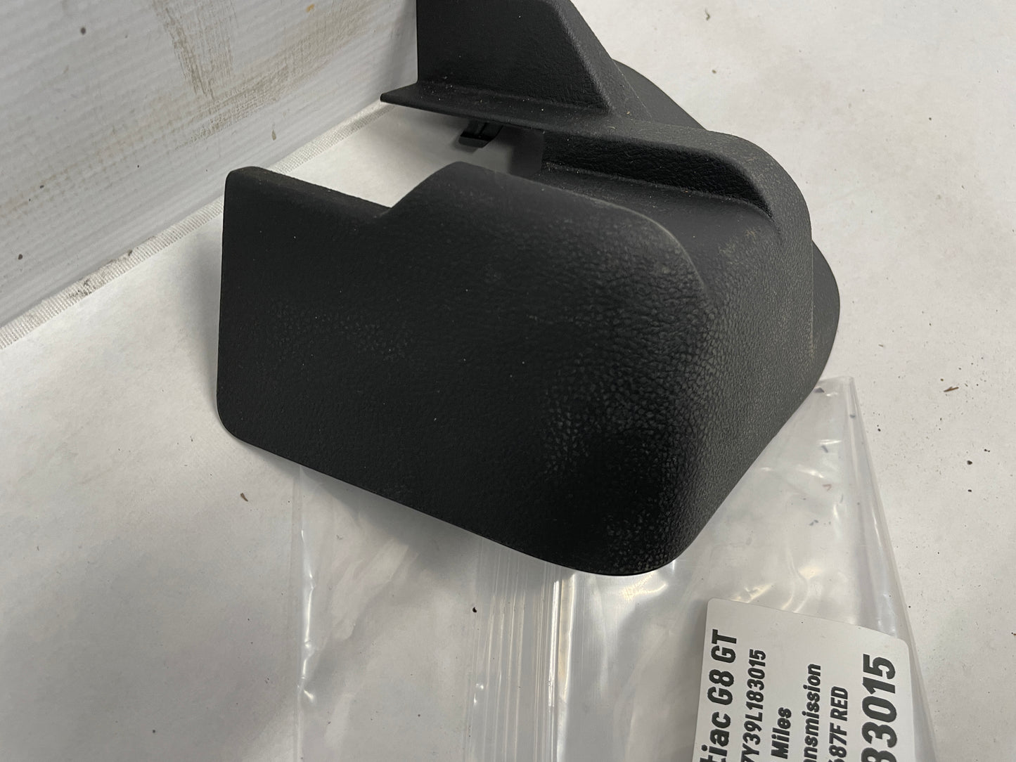 2009 Pontiac G8 GT RH Passenger Front Seat Rear Outer Track Frame Trim Cover OEM - Day's Parts Yard