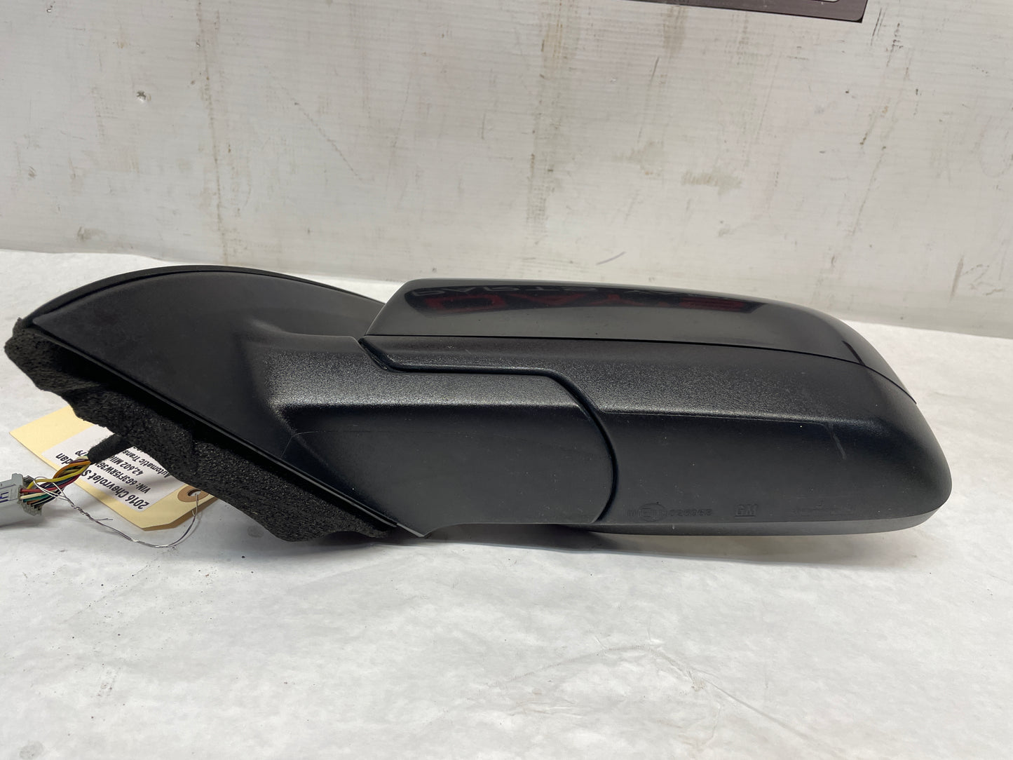 2016 Chevy SS Sedan LH Driver Exterior Out Side Mirror Black OEM - Day's Parts Yard