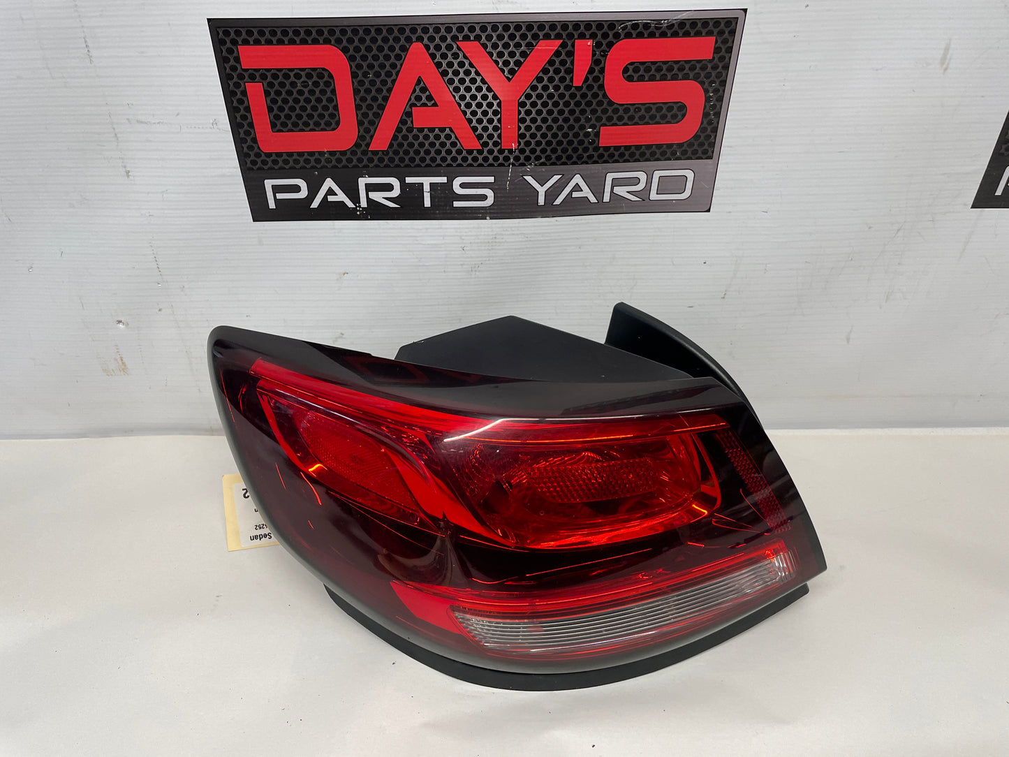 2017 Chevy SS Sedan LH Driver Outer Tail Light Taillight Lamp OEM - Day's Parts Yard