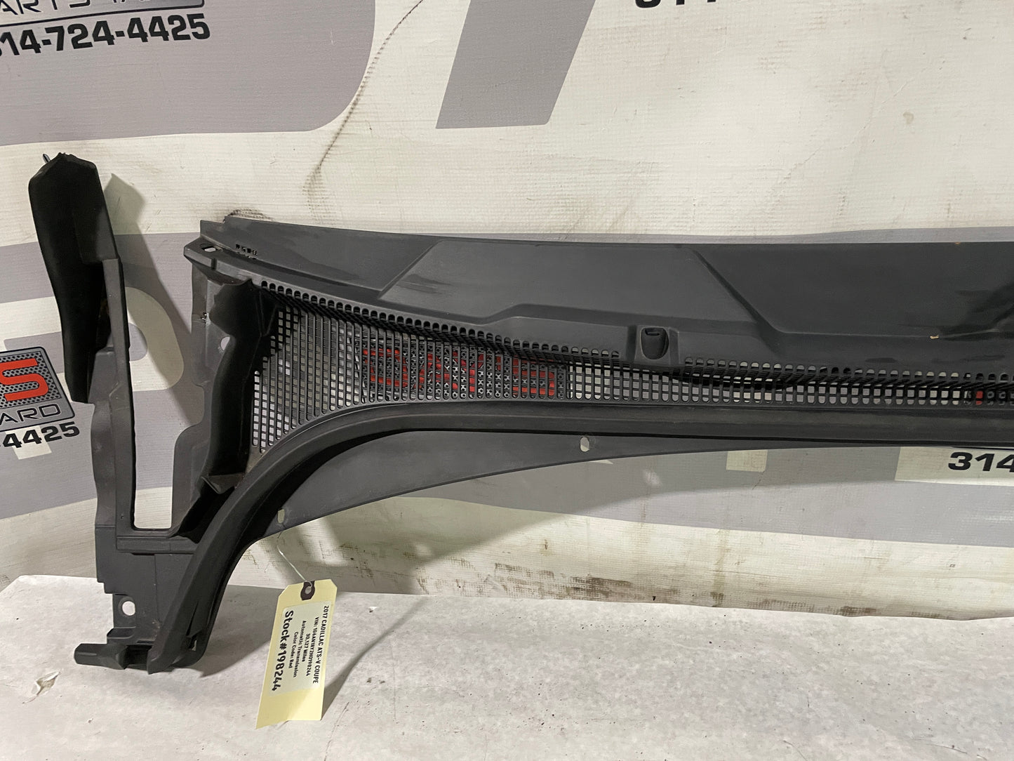 2017 Cadillac ATS-V Coupe Front Windshield Upper Cowl Vent Panel OEM - Day's Parts Yard